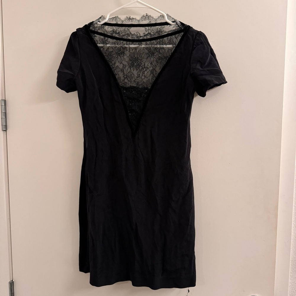 Beautiful Black Mini with Lace